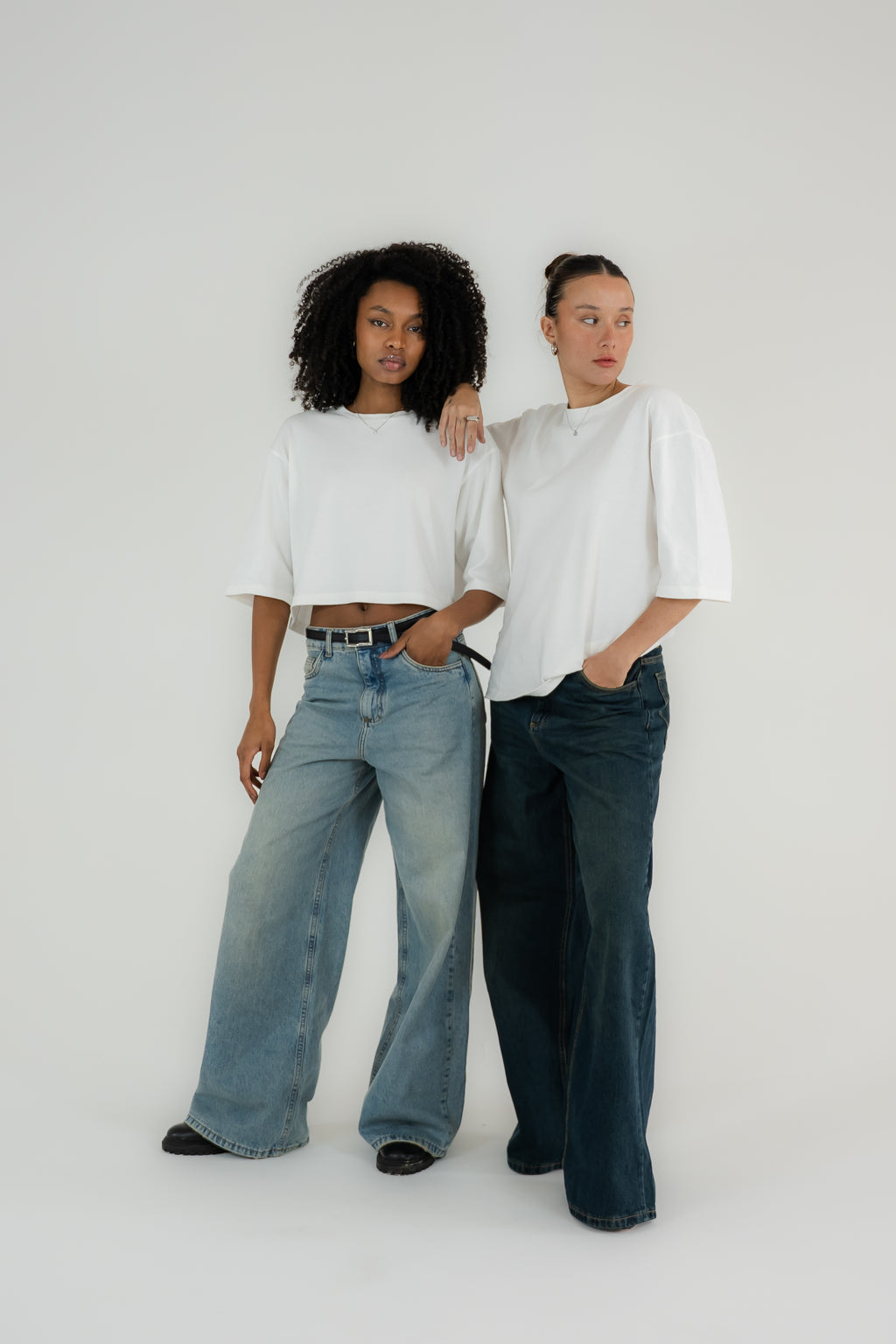 DUO T-SHIRT NICE + CROPPED SENA