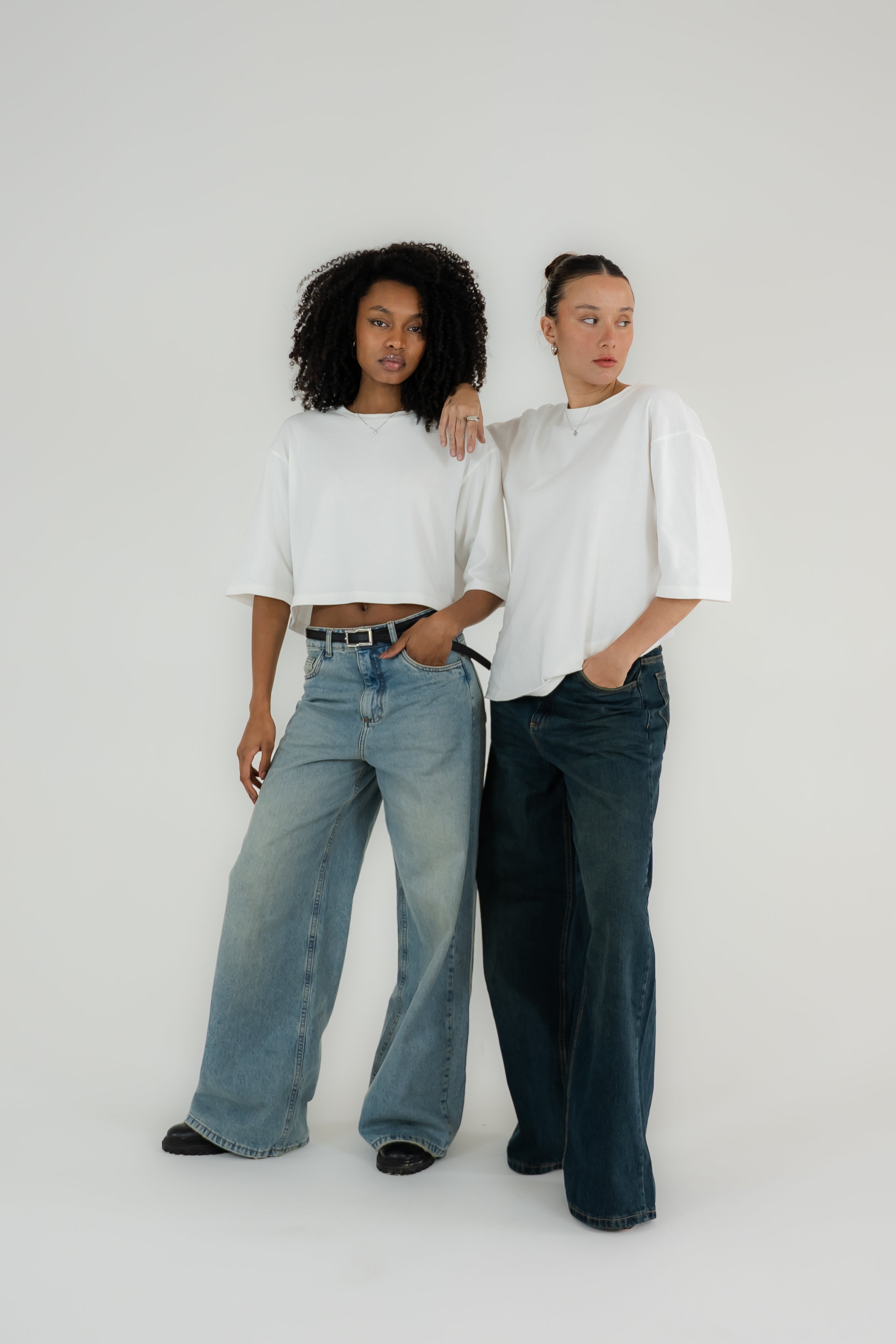 DUO T-SHIRT NICE + CROPPED SENA