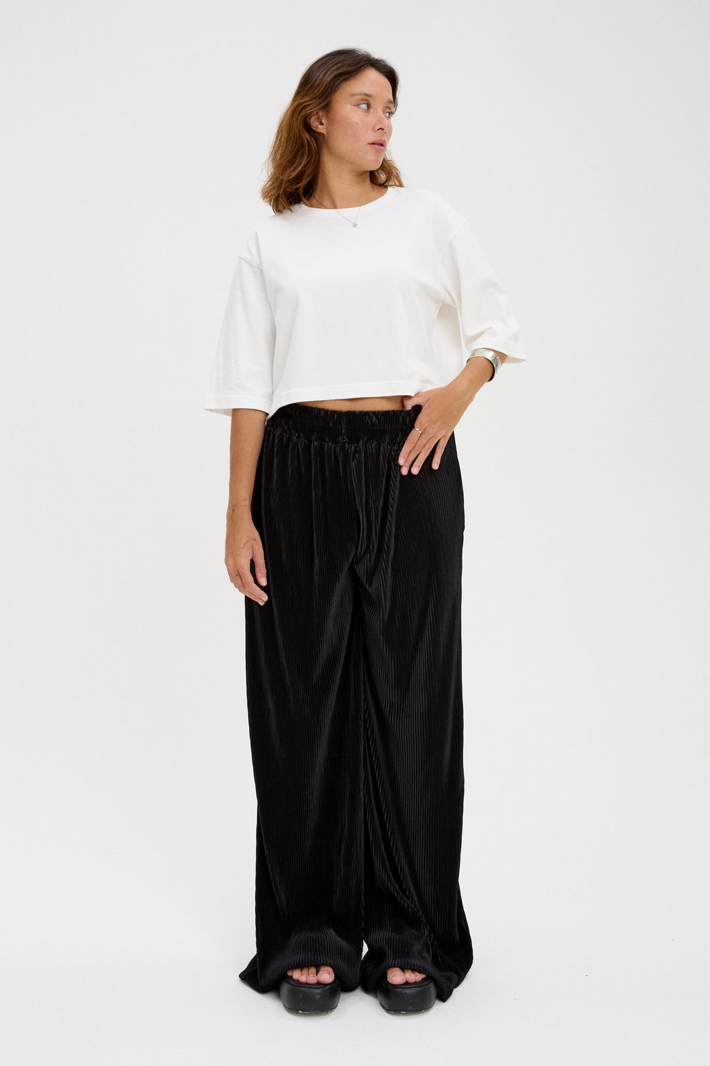 CALÇA PLISSADA
