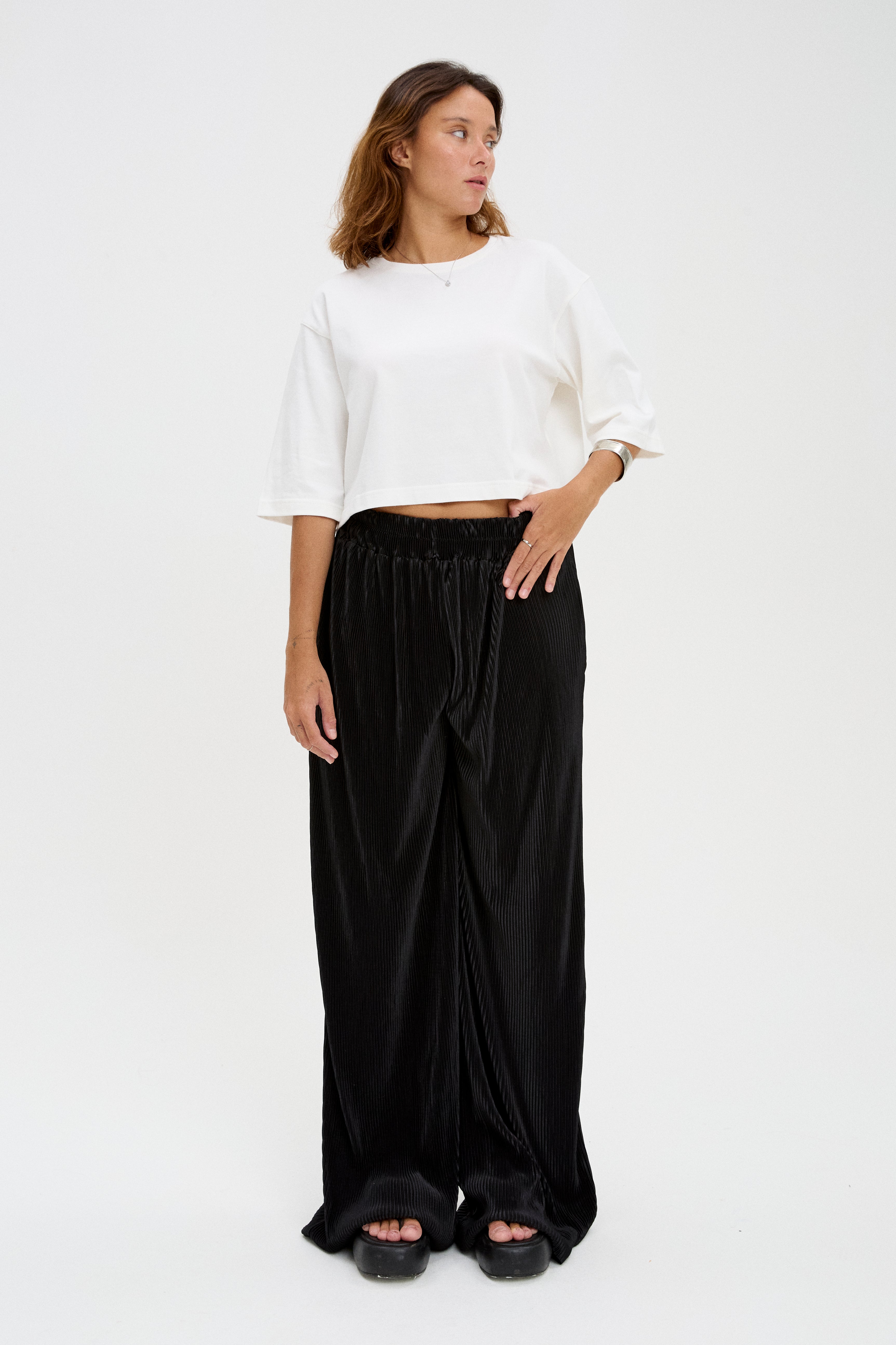CALÇA PLISSADA