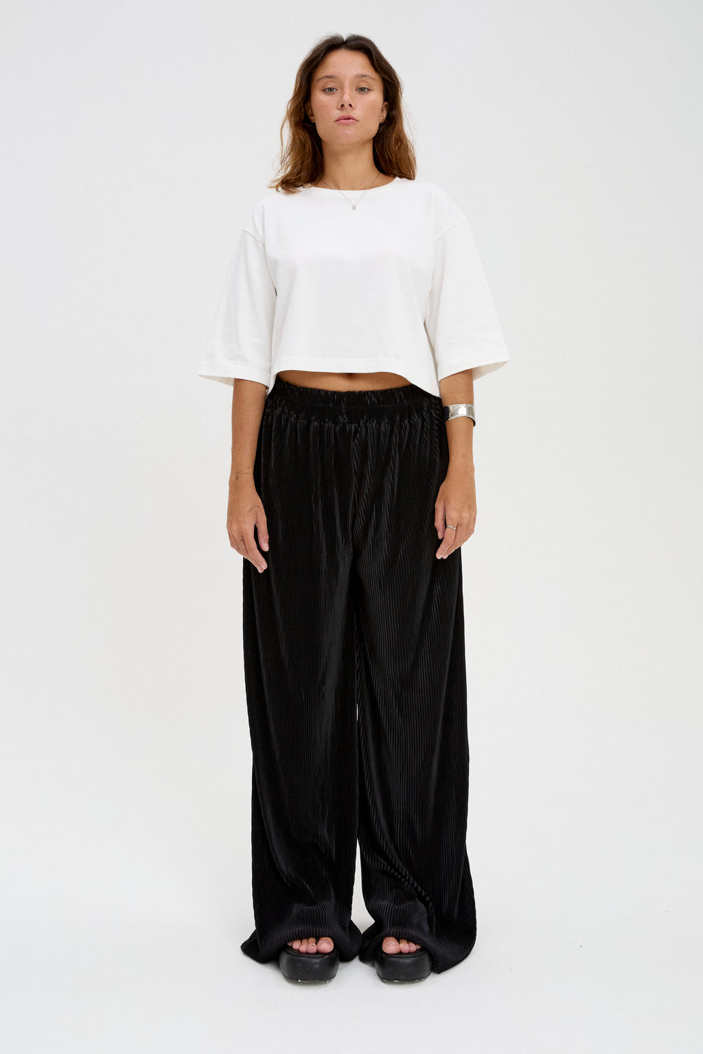 CALÇA PLISSADA